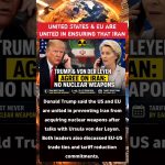 Trump et l'UE mettent en garde l'Iran et les États-Unis sur les tensions croissantes.