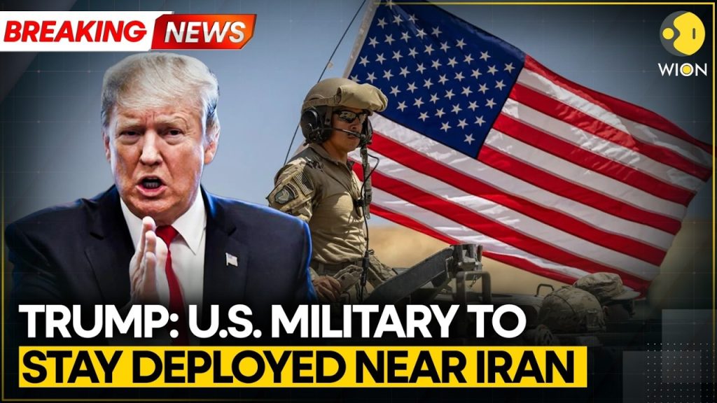 Trump ordonne le maintien des troupes américaines près de l'Iran, cessez-le-feu observé.