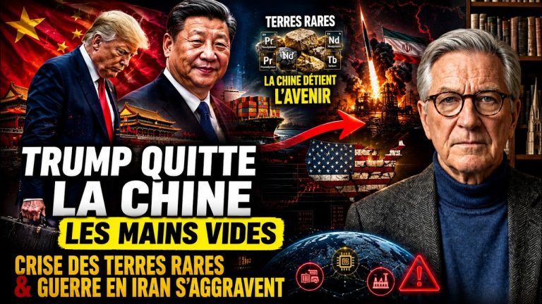 Trump quitte la Chine sans accord, la crise des terres rares et la guerre en Iran s'intensifient.