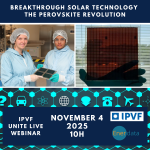 Webinaire Unite : La technologie solaire perovskite et ses implications pour l&rsquo;énergie renouvelable.