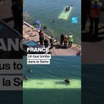 Un bus chute dans la Seine à Juvisy-sur-Orge, des secours mobilisés pour les passagers.