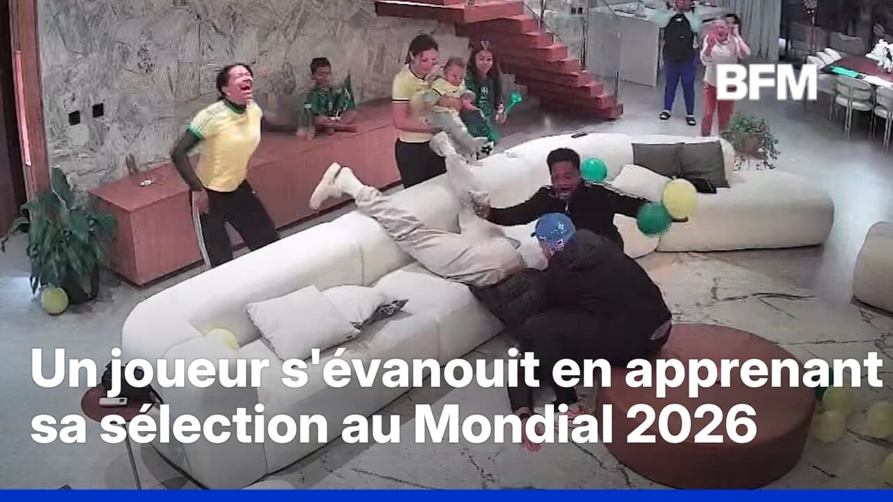 Un joueur brésilien s’évanouit en apprenant sa sélection pour le Mondial 2026