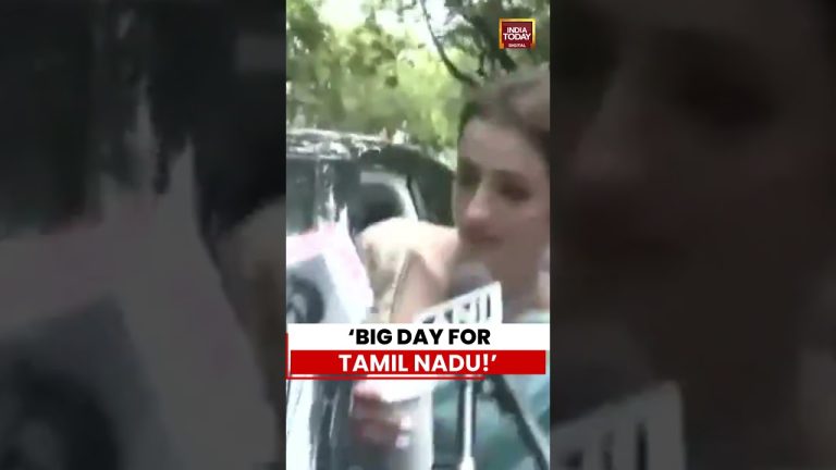 Vijay Oath Ceremony : Trisha Krishnan s'exprime sur l'importance pour le Tamil Nadu à Chennai