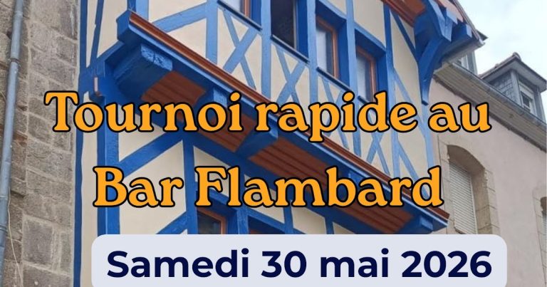 Tournoi rapide au Flambard : Compétition de jeux d&rsquo;échecs le 30 mai 2023.