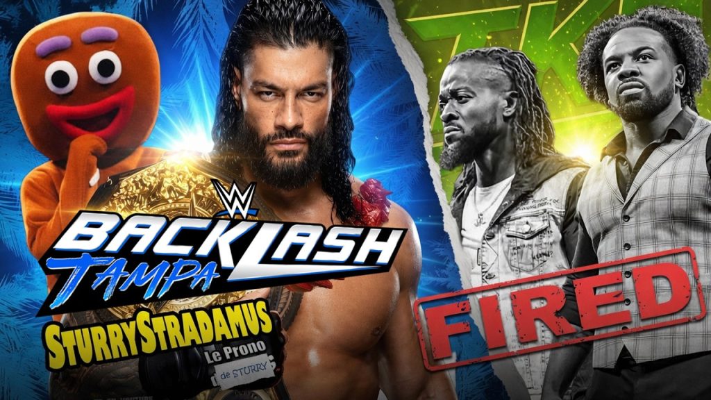 WWE Backlash 2026 : licenciements au sein de TKO, actualités sur New Day et SturryStradamus.