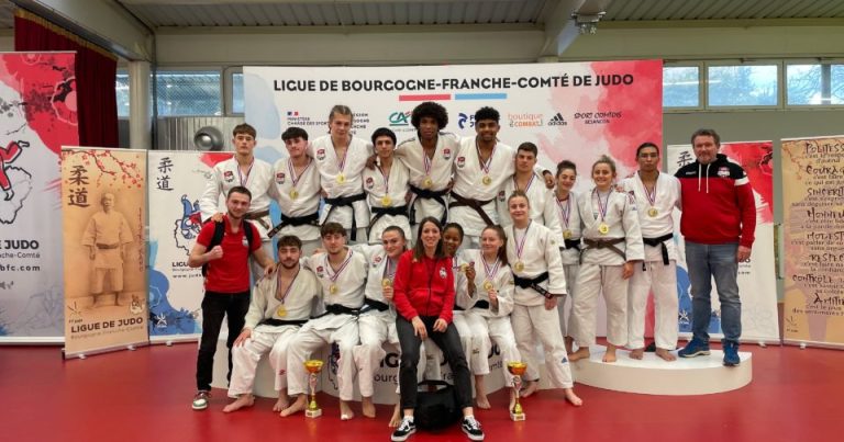Judo : L&rsquo;Alliance Judo Besançon Dijon remporte le doublé régional juniors 21-25.