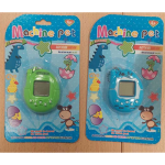 Animal électronique virtuel avec écran couleur, 3 boutons et jeux-style tamagotchi Jouet électronique portable