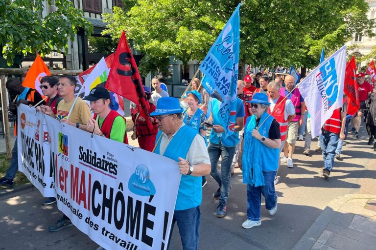 Manifestation du 1er mai : 400 personnes à Auxerre, 160 à Sens mobilisées.