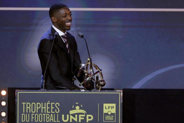 Ousmane Dembélé élu meilleur joueur de L1 pour la deuxième fois consécutive en France.