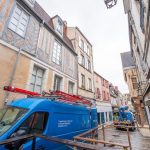 Relogements nécessaires après la déclaration de crise pour le bâtiment rue Fécauderie à Auxerre.
