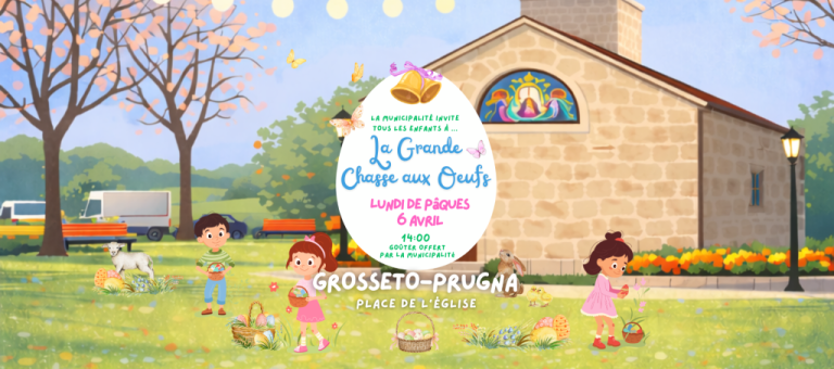 La Grande Chasse aux Œufs arrive à Grosseto-Prugna !