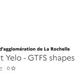 Transport Yelo publie les données GTFS des itinéraires de bus en France.