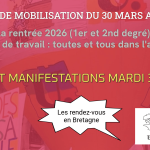 Grève du 31 mars : enseignants et agents publics mobilisés pour défendre l&rsquo;École en France.