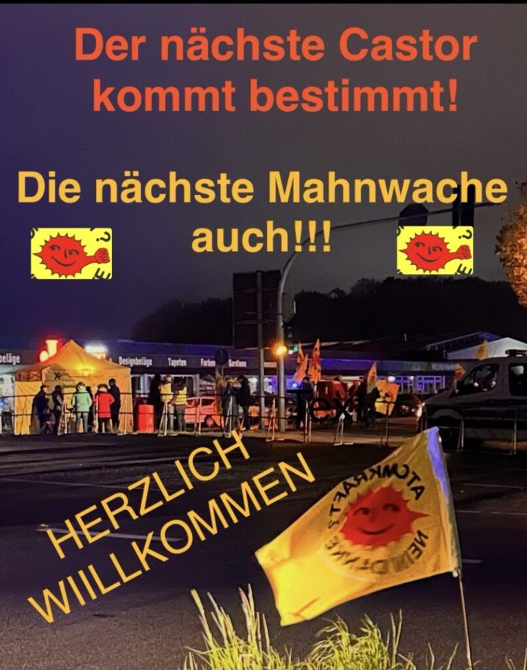 Allemagne : Mobilisation contre le transport de déchets nucléaires CASTOR à Nantes