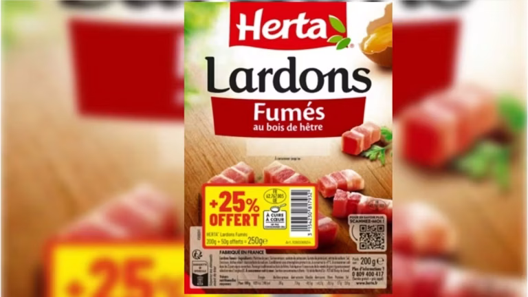 Des lardons contaminés retirés de la vente en France, avertissement des autorités sanitaires.