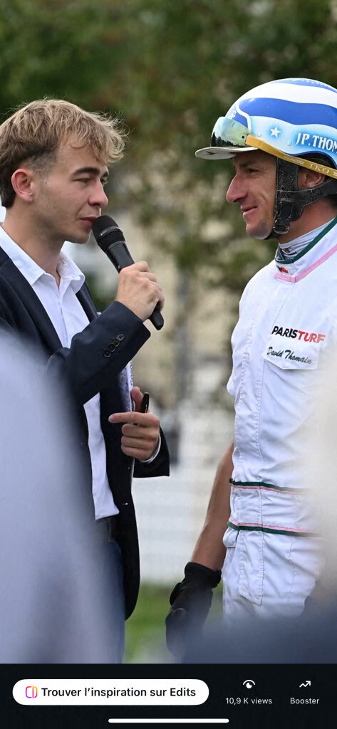 Lucas Vaudoit, voix des hippodromes en Basse Normandie, annonce la saison 2023.