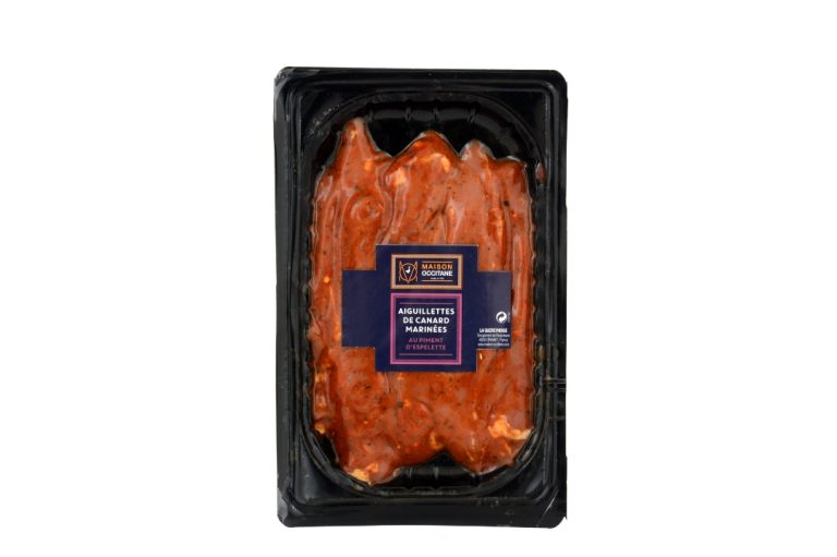Rappel Consommateur – Détail AIGUILLETTES DE CANARD MARINEES AU PIMENT ESPELETTE MAISON OCCITANE