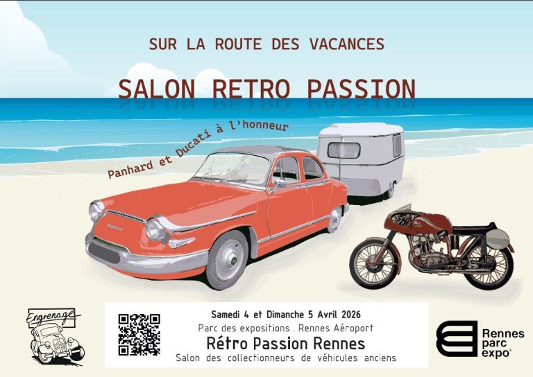 Salon Rétro Passion Rennes 2026 : des milliers de visiteurs témoignent de l&rsquo;engouement pour les véhicules anciens.