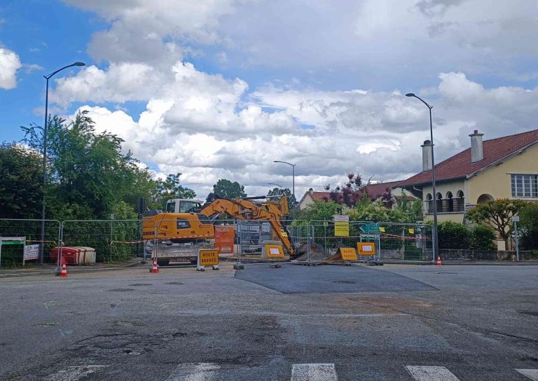 Pau/Bizanos : la fin des travaux chemin Larribau reportée à fin mai 2024