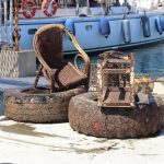 Opération de nettoyage et dépollution du Vieux-Port de Bastia par la municipalité.