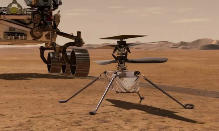 Le nouvel hélicoptère martien de la NASA franchit le mur du son, une première historique.