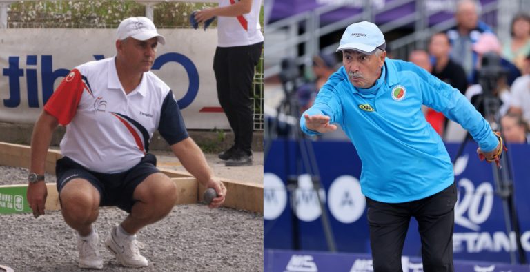 Pétanque : Duel entre Christian Fazzino et Michel Loy lors du championnat national 2023