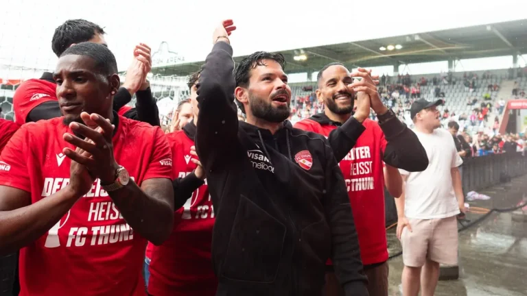 Brighton Labeau remporte le titre de champion avec le FC Thoune en Super League Suisse