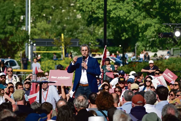 Ruffin, candidat travailliste, cherche à obtenir la présidence en France.