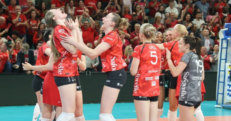 Volley Mulhouse Alsace remporte la coupe avec Lexi Hadrych et André Sá en vedette.