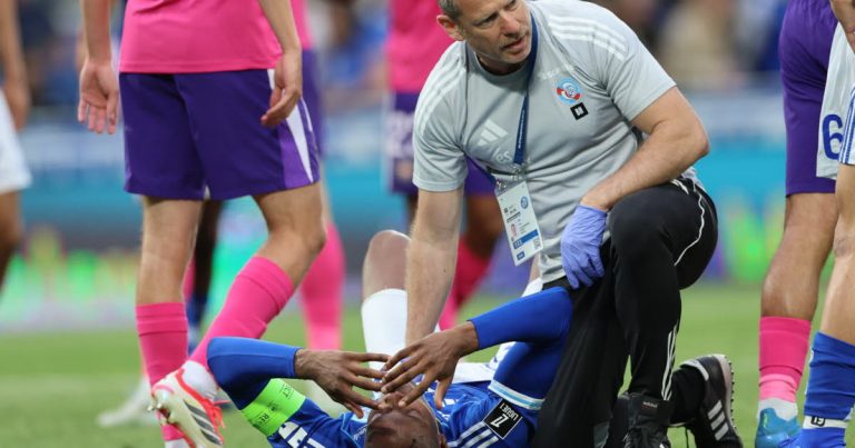 Emmanuel Emegha, le Racing Club de Strasbourg, voit sa saison 2023 terminée.