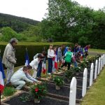 Cérémonie à Lapoutroie en hommage aux soldats marocains avec la participation des écoliers