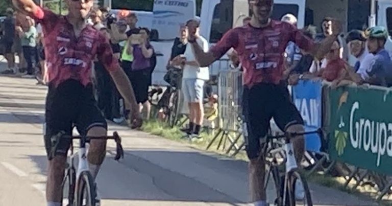 Arthur Meyer termine troisième au cyclisme à Belley, renforçant sa position dans le classement.
