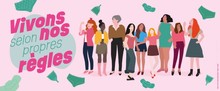 “Vivons selon nos propres règles” : une nouvelle subvention à l’achat de protections hygiéniques lavables