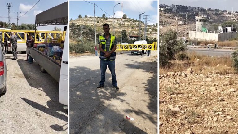 Cisjordanie : villages sous blocus, une seule sortie pour les habitants confinés.