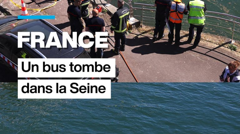 Un bus chute dans la Seine à Juvisy-sur-Orge, des secours déployés pour les passagers.
