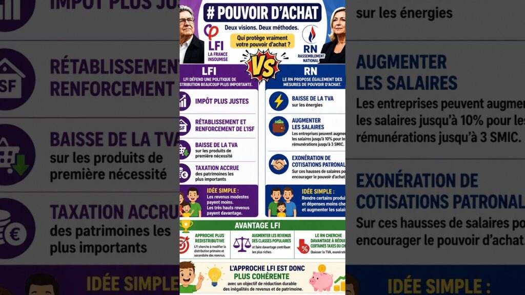 🔥 LFI face au RN : deux visions, deux projets, un même pays.