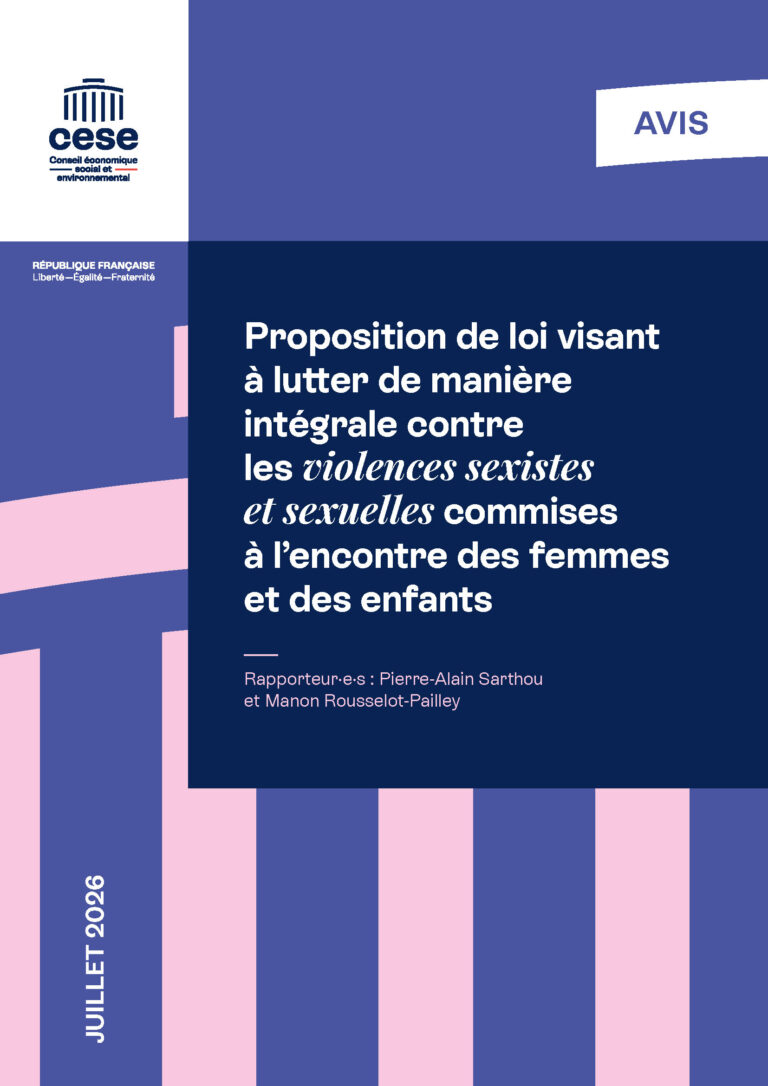 Le CESE examine les conditions de réussite du projet de loi contre les violences faites aux femmes et aux enfants
