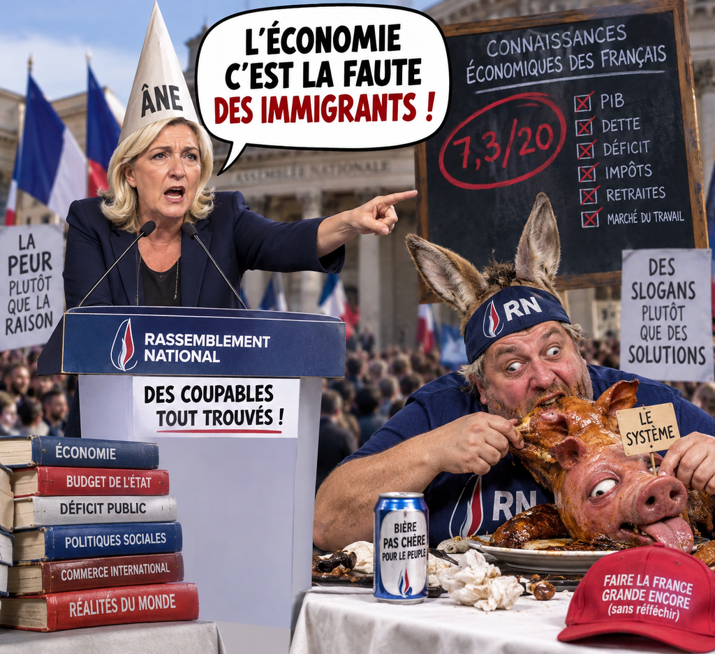 Économie : 7,3/20 au contrôle, quand les électeurs du RN ne pigent rien à l'économie