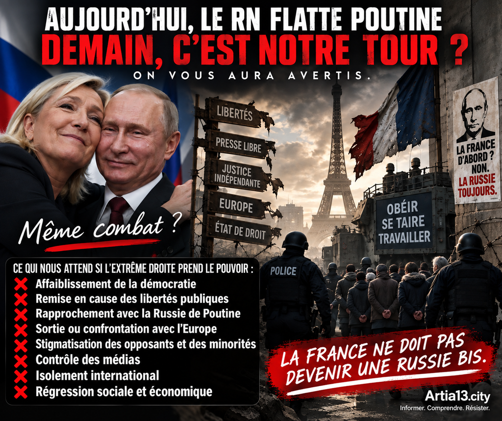 De la Russie de Poutine à la France : ce que l’extrême droite au pouvoir pourrait changer