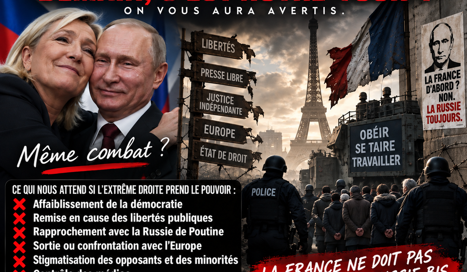 De la Russie de Poutine à la France : ce que l’extrême droite au pouvoir pourrait changer