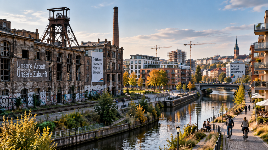 Avant la conclusion Image de Berlin avec Reichstag, foule urbaine et contraste avec une petite ville rurale.Format : 16:9Légende : Berlin illustre la diversité des comportements électoraux au sein de l'ancienne Allemagne de l'Est.