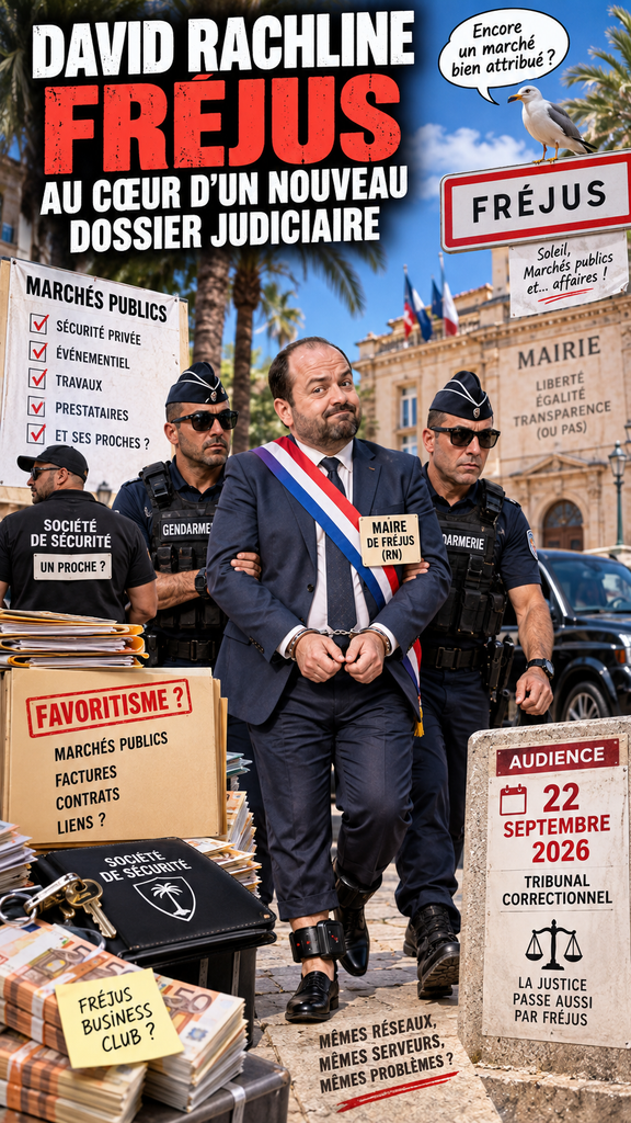 David Rachline : Fréjus au cœur d’un nouveau dossier judiciaire