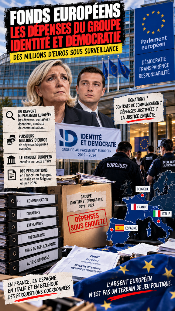 Fonds européens : les dépenses du groupe Identité et démocratie