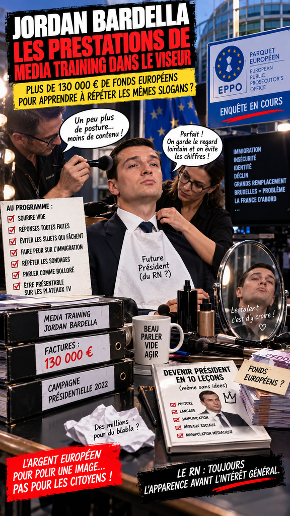 Jordan Bardella : les prestations de media training dans le viseur