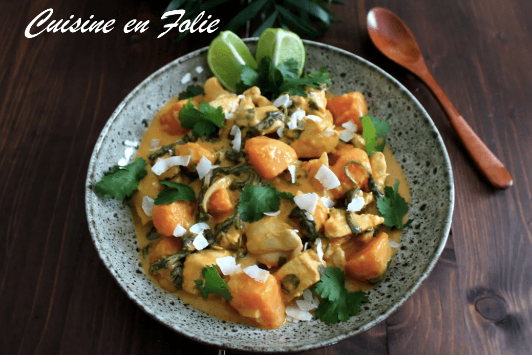Curry de poulet à la noix de coco, une délicieuse recette à savourer ensemble