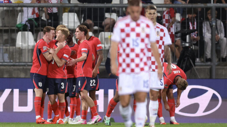 L’Angleterre signe un 7-0 en Croatie et revient provisoirement à hauteur de l’Espagne