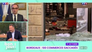Après les émeutes du 17 octobre, près de 100 commerces constatent les dégâts à Bordeaux