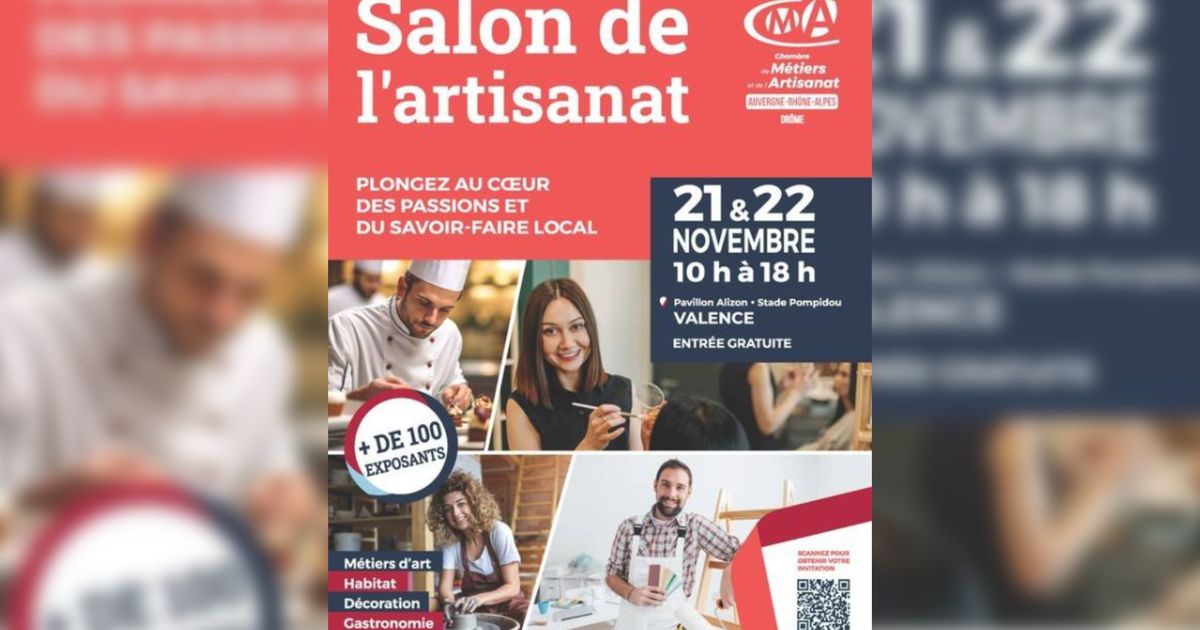 À Valence, le Salon de l’artisanat mettra les savoir-faire drômois en lumière