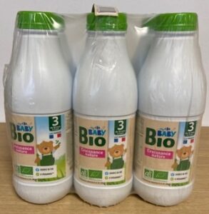 Rappel consommateur : le produit Croissance Nature My Baby Bio de Carrefour