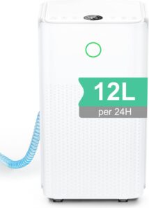 Déshumidificateur TOIOVCU 12L/jour, silencieux et économique à 149,99 €